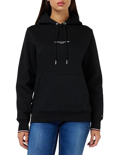 Tommy Hilfiger Herren Hoodie mit Kapuze, Schwarz (Black), 3XL von Tommy Hilfiger