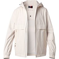 Tommy Hilfiger Herren Jacke weiß Mikrofaser unifarben von Tommy Hilfiger