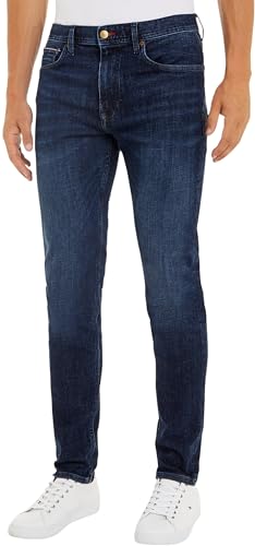 Tommy Hilfiger Herren Jeans Houston Tapered Fit, Blau (Bridger Indigo), 36W/32L von Tommy Hilfiger