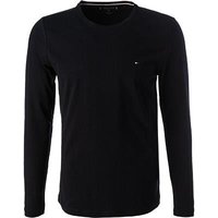 Tommy Hilfiger Herren Longsleeve blau Baumwolle von Tommy Hilfiger