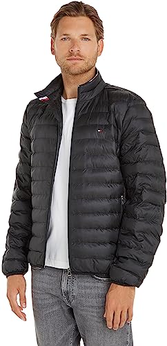 Tommy Hilfiger Herren Packable Recycled Jacket Mw0mw18763 Gewebte, Schwarz, S EU von Tommy Hilfiger