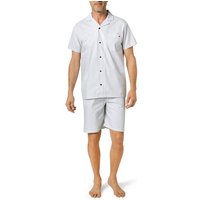 Tommy Hilfiger Herren Pyjama grau Baumwolle unifarben von Tommy Hilfiger