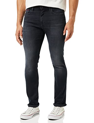 Tommy Jeans Herren Jeans Scanton Slim Stretch, Schwarz (Dynamic Jacob Black), 30W / 30L von Tommy Hilfiger