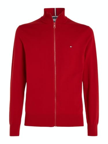 Tommy Hilfiger Herren Strickjacke 1985 Collection (as3, Alpha, x_l, Regular, Regular, Arizona Red) von Tommy Hilfiger