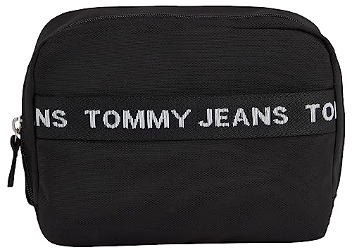 Tommy Jeans Herren Kulturbeutel Essential Nylon Nachhaltig, Schwarz (Black), Onesize von Tommy Jeans