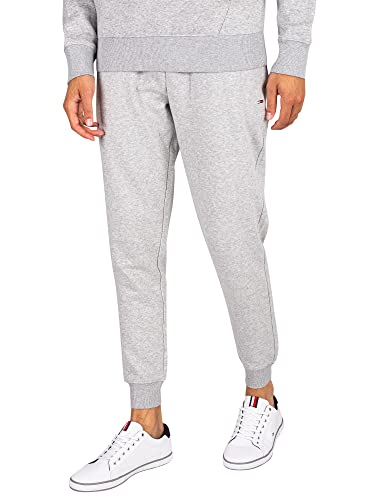 Tommy Jeans Herren Jogginghose TJM Slim Slim Fit, Grau (Light Grey Heather), XXL von Tommy Jeans