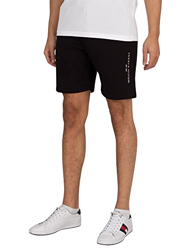 Tommy Hilfiger Herren Sweatshorts Tommy Logo Kurz, Schwarz (Black), S von Tommy Hilfiger