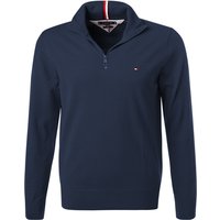 Tommy Hilfiger Herren Troyer blau Baumwolle unifarben Tommy Hilfiger Herren Troyer blau Baumwolle unifarben von Tommy Hilfiger