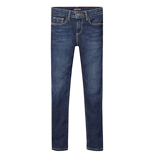 Tommy Hilfiger Jungen Boys Scanton Slim NYDS KB0KB03974 Jeanshosen, Denim (New York Dark Stretch), 8 Jahre von Tommy Hilfiger