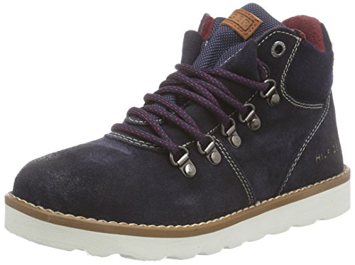 Tommy Hilfiger Jungen Cameron 1B Chukka Boots, Blau (Midnight 403), 36 von Tommy Hilfiger