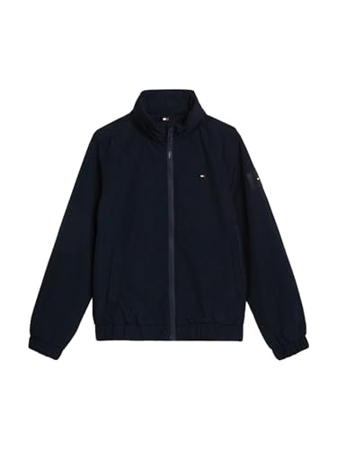 Tommy Hilfiger Jungen Essential Jacket KB0KB09104 Windbreaker, Blau (Desert Sky), 12 Jahre von Tommy Hilfiger