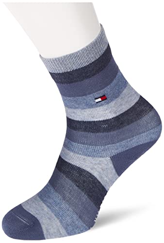 Tommy Hilfiger Jungen pakke udgave Basic Stripe Sock 6 Pack Ecom, jeans, 27 EU von Tommy Hilfiger