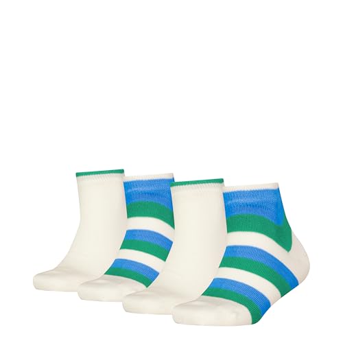 Tommy Hilfiger Kinder Quarter Socken, Blau, 27/30 (4er Pack) von Tommy Hilfiger