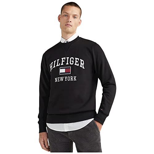 Tommy Hilfiger MW0MW28755BDS MODERN Varsity Sweatshirt (Black, XXL) von Tommy Hilfiger