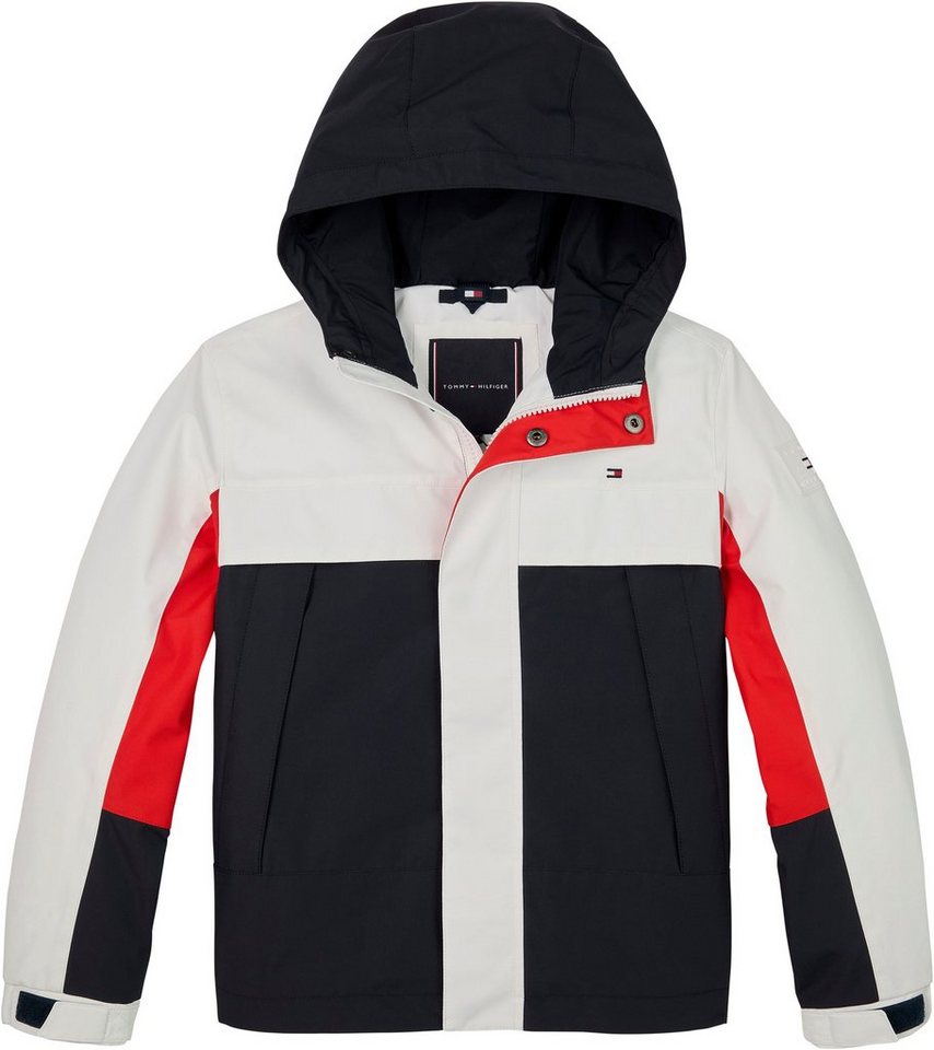 Tommy Hilfiger Outdoorjacke COLORBLOCK HOODED JACKET Kinder bis 16 Jahre von Tommy Hilfiger