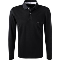 Tommy Hilfiger Herren Polo-Shirt schwarz Baumwoll-Piqué von Tommy Hilfiger