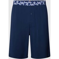 Tommy Hilfiger Pyjama-Shorts aus Viskose Modell 'WOVEN' in Marine, Größe S von Tommy Hilfiger