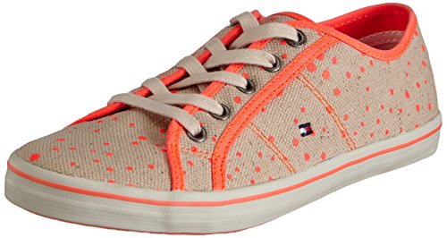 Tommy Hilfiger SLATER 6F-2, Mädchen Sneakers, Orange (POLKADOT PRINT 960), 36 EU von Tommy Hilfiger