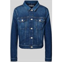 Tommy Hilfiger Slim Fit Jeansjacke aus Baumwoll-Mix in Blau Melange, Größe 40 Tommy Hilfiger Slim Fit Jeansjacke aus Baumwoll-Mix in Blau Melange, Größe 40 von Tommy Hilfiger