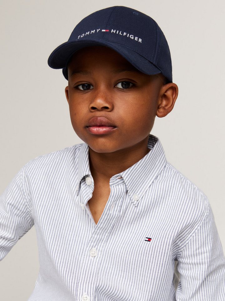 Tommy Hilfiger Snapback Cap Essential Cap Kinder Essential verstellbare Cap mit Branding von Tommy Hilfiger