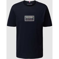 Tommy Hilfiger T-Shirt mit Label-Print in Marine, Größe XL von Tommy Hilfiger