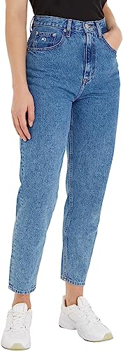 Tommy Jeans Damen Mom Uhr Tprd Nos 6011 Dw0dw14707 Hosen, Denim, 29W / 32L EU von Tommy Jeans