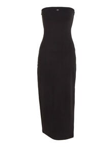 Damen Jerseykleid TJW MIDI BODYCON TUBE DRESS schulterfrei von Tommy Jeans