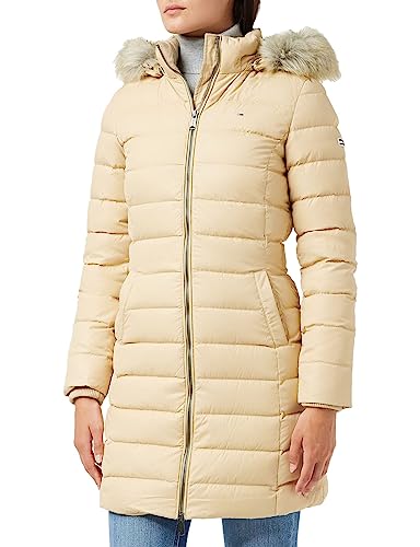 Tommy Jeans Damen Tjw Essential Daunenmantel mit Kapuze Daunenjacken, Trench, L von Tommy Jeans