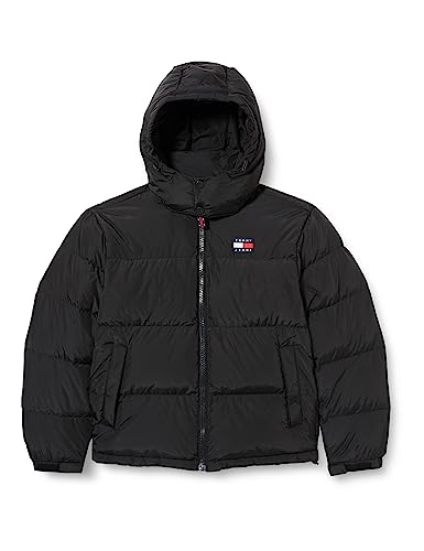 Tommy Jeans Herren Jacke Alaska Puffer Winterjacke, Schwarz (Black), XXS von Tommy Jeans