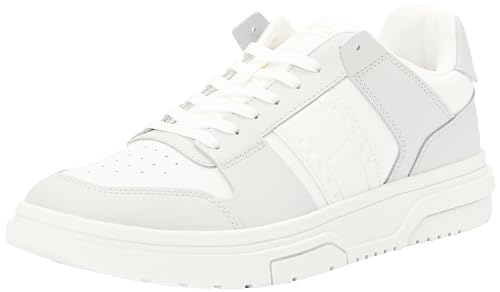 Tommy Jeans Herren TJM Mix Material 2.0 EM0EM01345 Cupsole Sneaker, Grau, 44 EU von Tommy Jeans