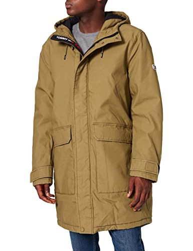 Tommy Hilfiger Herren TJM Moderner Baumwoll Parka, Uniform Olive, L von Tommy Jeans