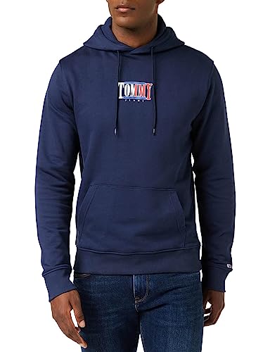 Tommy Jeans Herren TJM REG Essential Graphic DM0DM15006 Hoodies, Blau, M von Tommy Jeans