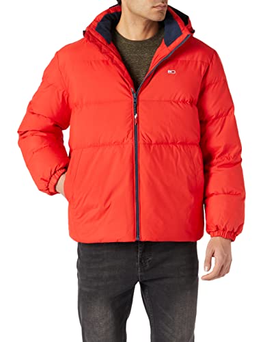 Tommy Jeans Herren Tjm Essential Down Jacket Jacke, Deep Crimson, M EU von Tommy Jeans