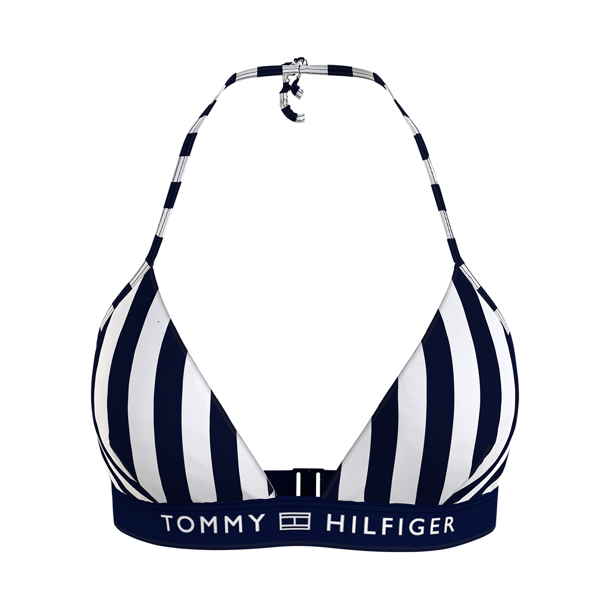 Tommy Hilfiger Lingeri Bikini Oberteil, Farbe: Schwarz/weiß, Größe: XS, Damen von Tommy hilfiger