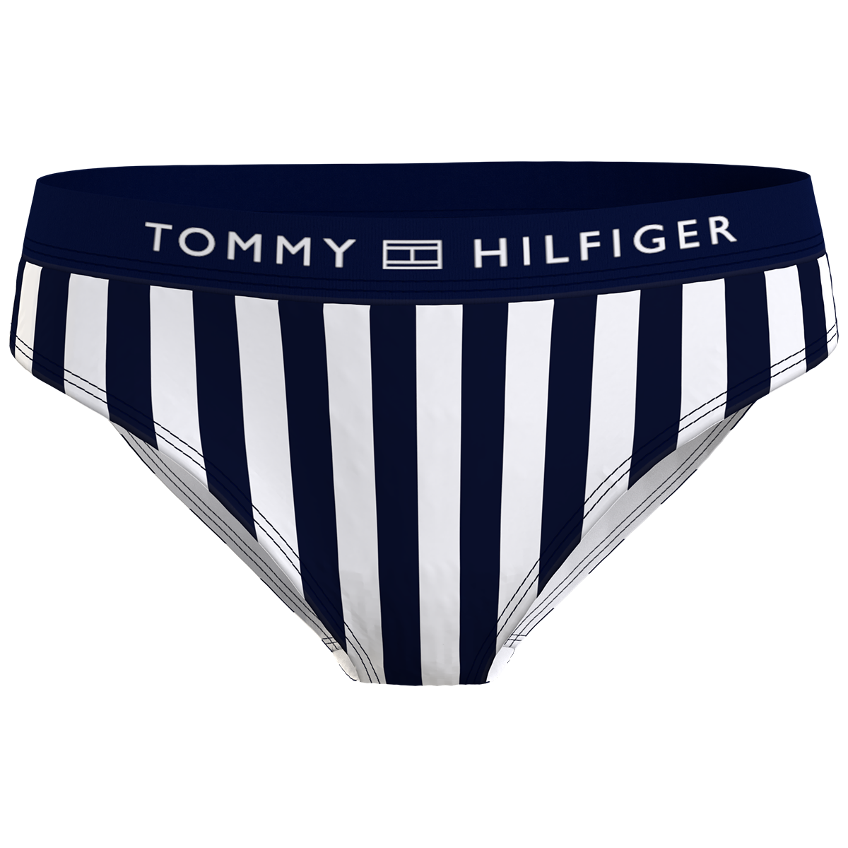 Tommy Hilfiger Lingeri Bikini Hose, Farbe: Schwarz/weiß, Größe: S, Damen von Tommy hilfiger