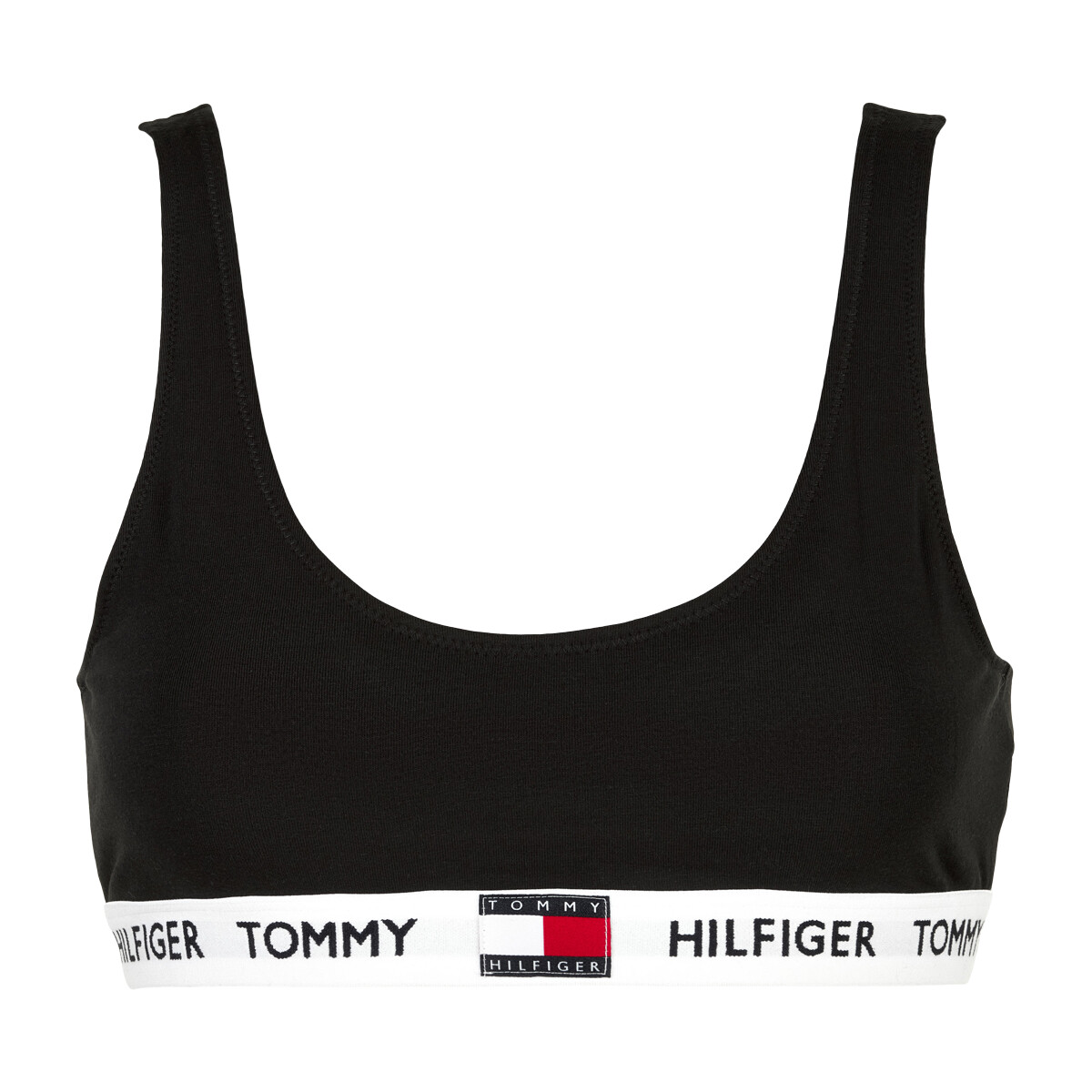 Tommy Hilfiger Lingeri Bralette Bikini Oberteil, Farbe: Schwarz, Größe: S, Damen von Tommy hilfiger