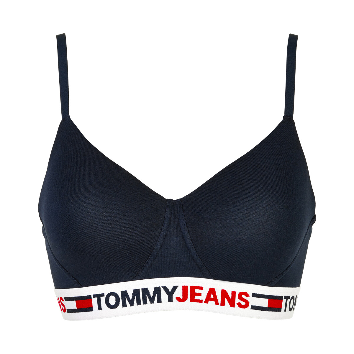 Tommy Hilfiger Lingeri Bralette Bikini Oberteil, Farbe: Schwarz, Größe: L, Damen von Tommy hilfiger