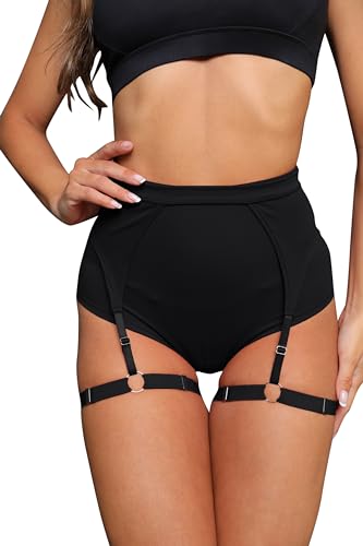 Tongmingyun Kurze Sporthose Damen High Waist Gym Booty Shorts Bauchweg Radlerhose Sportshorts Boxershorts Leggings Unterhosen Sommer Short für Yoga Joggen Pilates Fitness Schwarz L von Tongmingyun