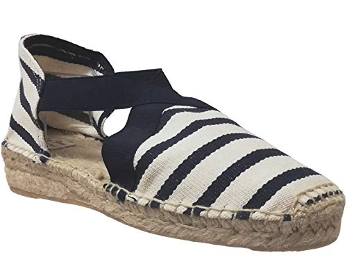 TONI PONS, EVA, Damen, Espadrille, Marineblau, Ecru, Marineblau, Cru Mari, 36 EU von Toni Pons