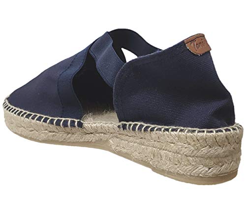 TONI PONS, elastisch, Damen Espadrille, Marineblau, Blau - Marine Mari - Größe: 38 EU von Toni Pons