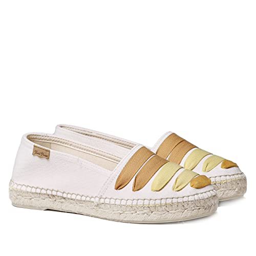 Toni Pons Damen-Espadrille aus Baumwollstoff - Rose - Ocker, 42 EU von Toni Pons