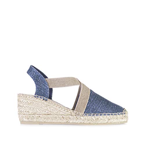 Toni Pons Damen-Espadrille aus Baumwollstoff - Triton - Marine, 41 EU von Toni Pons