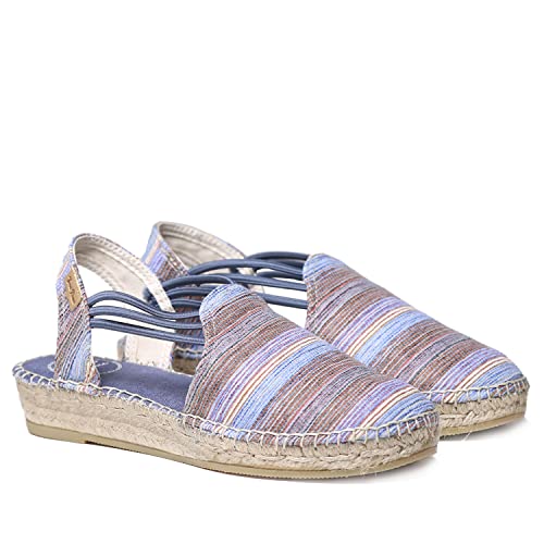 Toni Pons Espadrille aus Stoff für Damen - NOA-HV - Blau, 37 EU von Toni Pons