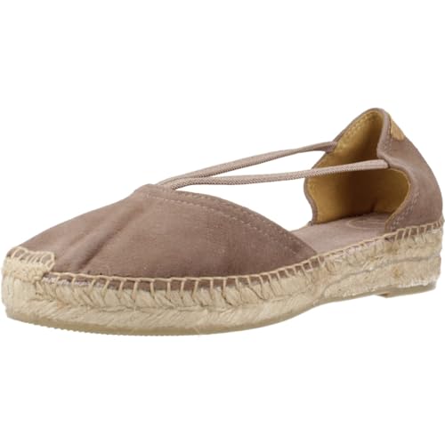 Toni Pons Wildleder-Espadrille für Damen - ERLA - Taupe, 38 EU von Toni Pons