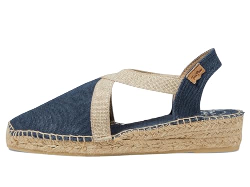 Toni Pons Damen-Espadrille aus Baumwollstoff - Verdi-V - Marine, 36 EU von Toni Pons