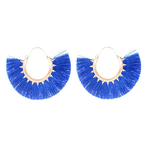 Tonsee Accessoire Jewelry Ohrhänger für Damen aus Edelstahl Die neueste einfache Mode im europäischen Stil eignet Sich für Damen-Party-Schmuckohrringe Karten Ohrringe (Blue, One Size) von Tonsee Accessoire