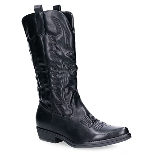 Toocool Texani Cowboy Western Camperos Winterschuhe 2C8X9003, Q8x5732 2 Schwarz, 37 EU Toocool Texani Cowboy Western Camperos Winterschuhe 2C8X9003, Q8x5732 2 Schwarz, 37 EU von Toocool