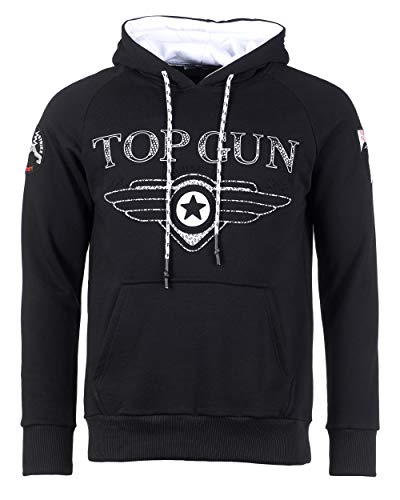 Top Gun Herren Hoodie Defend Tg20193010 Black,XL von Top Gun