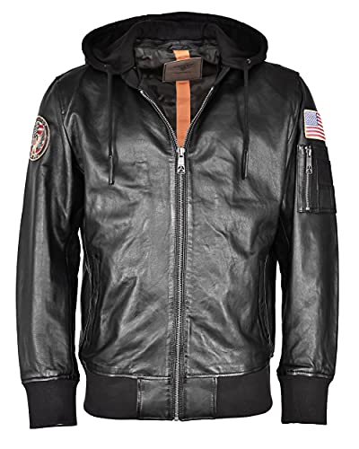 Top Gun Herren Lederjacke Tg20212111 Black,M Top Gun Herren Lederjacke Tg20212111 Black,M von Top Gun