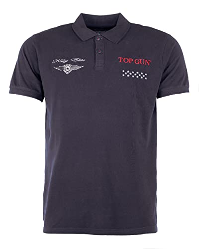 Top Gun Herren Polo Shirt Tg20213004 Navy,M von Top Gun